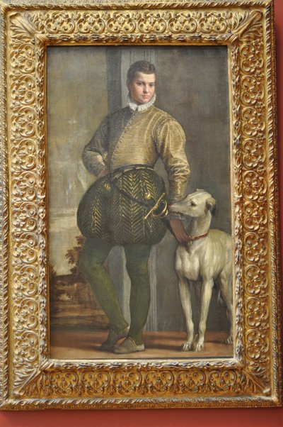 Boy with a Greyhound by Paolo Veronese